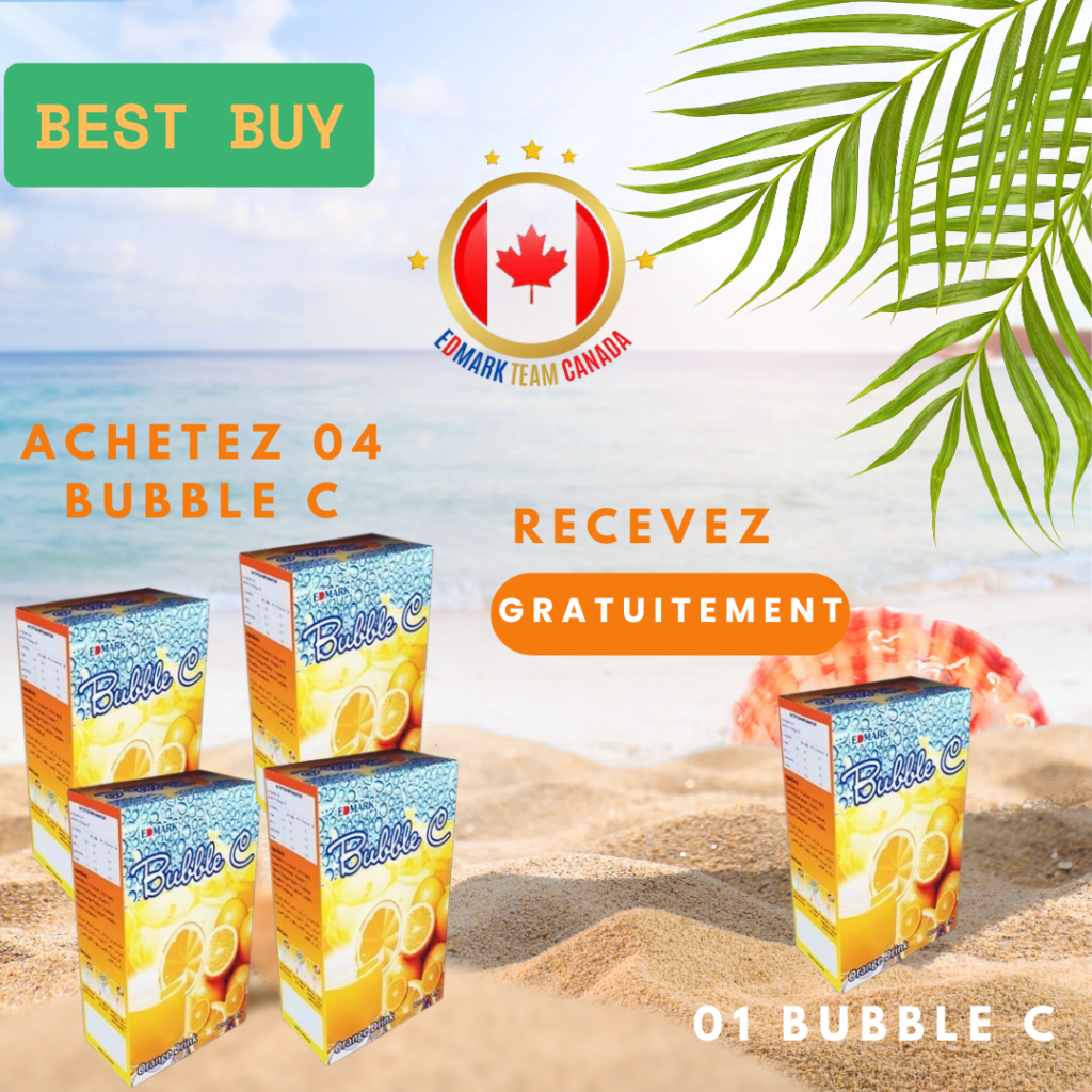 BEST BUY/ 4 Bubble C + 1 gratuit | EDMARK