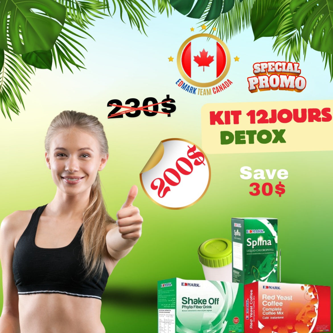 KIT 12 jours Détox | EDMARK