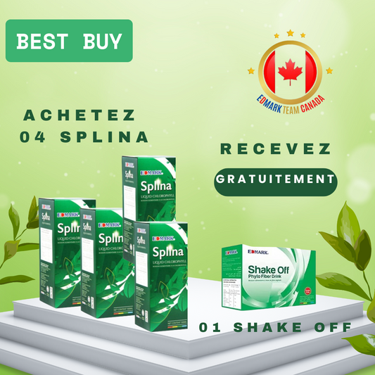 BEST BUY/ 4 Splina + 1 Shake Off gratuit | EDMARK
